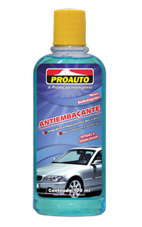 antiembacantes1.jpg - Antiembaçante Proauto elimina o embaçamento provocado por baixa temperatura e umidade do ar em vidros e espelhos. Seu uso também é indicado para o lar em espelhos, vidros, vitrines, box de banheiros e etc.