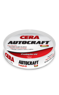 cashcarry_cera.jpg - A Cera Autocraft proporciona maior brilho e proteção à pintura de veículos. Limpa removendo manchas, pequenos riscos e tinta oxidada. Sua fórmula com silicones especiais forma uma película protetora que repele a sujeira e protege contra as ações do tempo (sol, chuva, maresia, etc.). Indicado para todos os tipos de pintura.