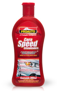 cdera_speed.jpg - A Cera Líquida Speed Cristalizadora foi desenvolvida para facilitar o enceramento. Pode ser aplicada com carro ainda molhado e não precisa polir, proporcionando um melhor resultado. Pode ser aplicada em todos os tipos de superfícies laváveis como motos, carros, embarcações e etc.Não deixa resíduo e nem manchas. Indicado para todos os tipos de pinturas.