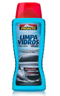 limpa_vidros_classic1.jpg - O Limpa Vidros Classic Proauto limpa, desengordura e dá brilho, proporcionando transparência total. Possui tensoativos extremamente eficientes para uma limpeza rápida, com resultado duradouro.
