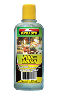 prowater1.jpg - O Prowater forma uma película protetora que dispersa a formação de gotículas de água e lamas durante dias de chuva.  O campo de visão aumenta significativamente e reduz o stress provocado durante longas viagens em dias chuvosos.