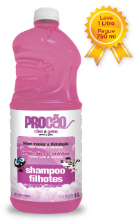 cashcarry_shampoofilhotes.jpg - Shampoo especialmente desenvolvido para limpeza de filhotes de cães e gatos. Contém Óleo de Amêndoas, rico em propriedades emolientes e hidratantes. Sua essência de Camomila e Maracujá é adequada para acalmar cães e gatos.