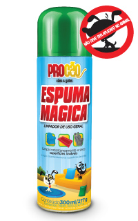 espuma.jpg - Desenvolvida para limpar estofados, painéis, sofás, poltronas, almofadas, cortinas, carpetes, superfícies laváveis de seu veículo como (banco, teto, consoles e etc.), removendo as sujeiras mais difíceis como gorduras, terra, encardido, urina, regurgitação e outras sujeiras de cães e gatos.Pode ser utilizado no lar para remoção de manchas como graxa, refrigerante, resíduos de alimento e poluição. Recupera aspecto natural da superfície.