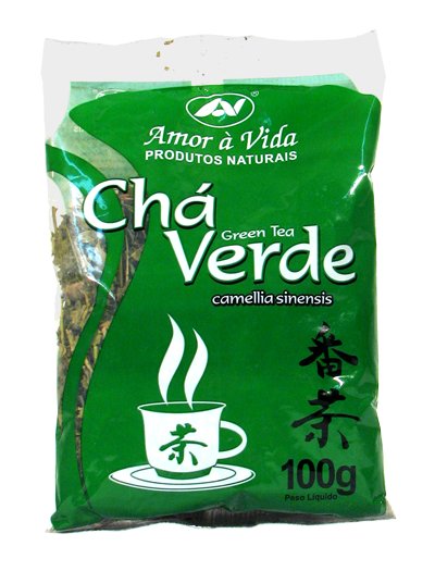 cha_verde_100g_p.png - As virtudes do chá são de conhecimento milenar, especialmente seu efeito estimulante. Além de conter manganês, potássio, ácido fólico e as vitaminas C, K, B1 e B2. Contém boa dose de tanino. Saiba que o chá verde é um ótimo auxiliar na ação digestiva e diurética. A combinação de polifenóis em sua composição auxilia no metabolismo.INGREDIENTES: Chá Verde, folhas e talos. (Camellia Sinensis)