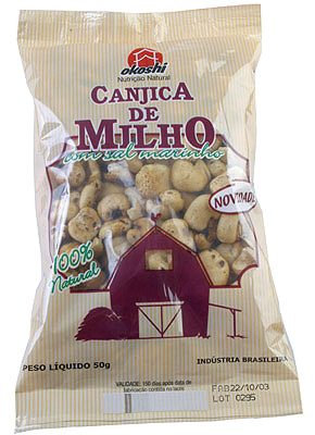 canjica_sal_marinho.jpg - Canjica de Milho salgadaIngredientes: Canjica de Milho, Óleo de Soja, Sal Marinho